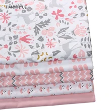 TIANXINYUE Рождество Sika олень хлопчатобумажная ткань Лоскутная Ткань Домашний текстиль стеганая Тильда для постельных принадлежностей рукоделие