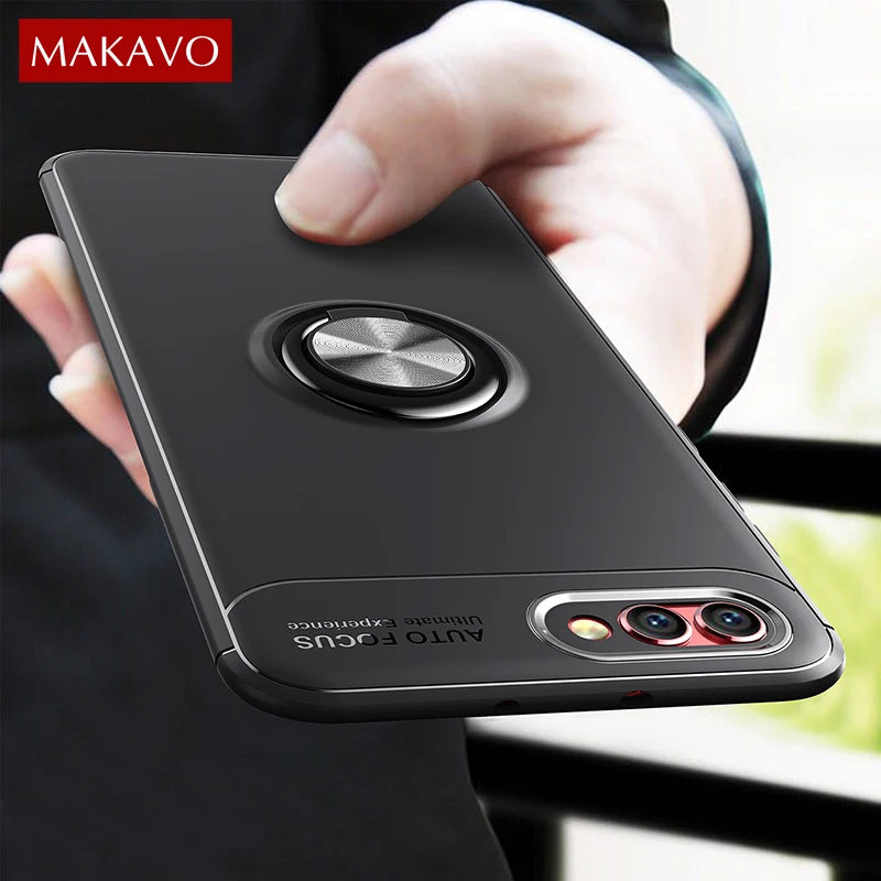 

For Huawei Honor 10 Case Ring Holder Soft Silicone Back Cover For Huawei P10 P20 P30 Lite Mate 10 20 Pro Honor 9 View 10 Case
