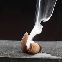 5 шт. ретро фарфор ручной работы Керамика обратного Ладан горелки буддийские украшения дома ароматерапия успокаивающий духов инструменты S#60