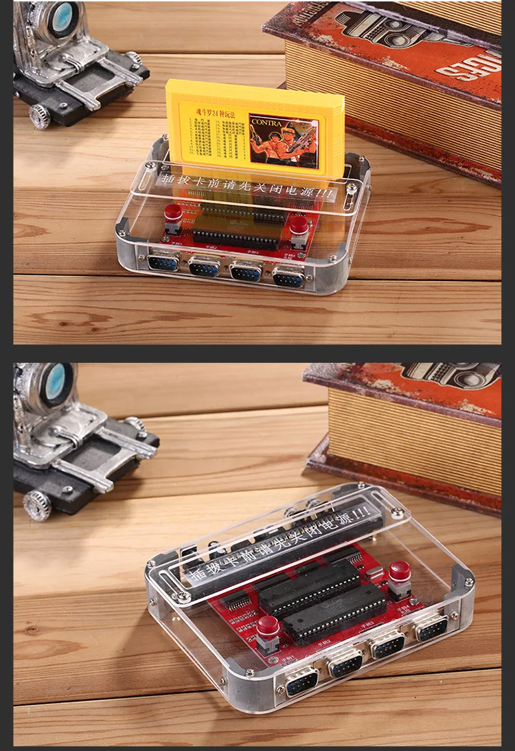  Coolbaby RS-40 consola de juegos Diy Mini nostálgico rojo y blanco TV nostálgico FC casero clásico 