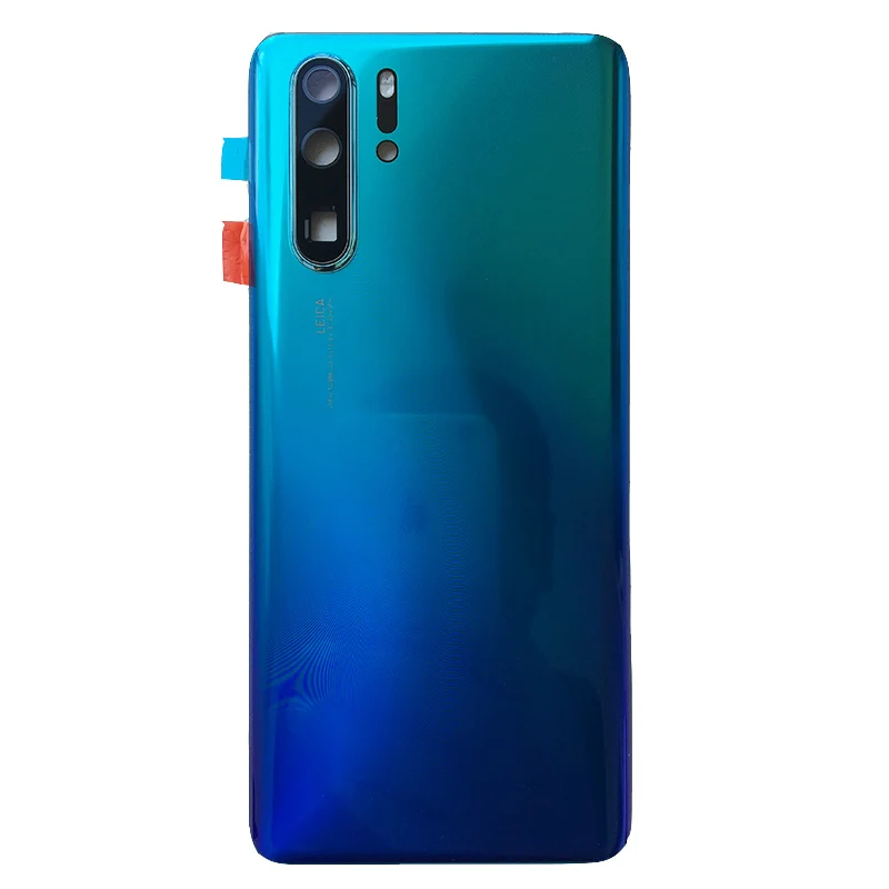 Aurora Blue ZUCZUG 3D стеклянный задний корпус для huawei P30 Pro, чехол для батареи, задняя крышка с объективом камеры+ логотип P30 Pro, Запасная часть - Цвет: Aurora Blue
