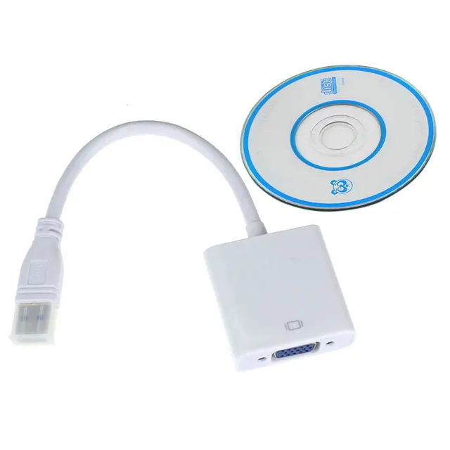 Cheap AHHROOU New USB3.0 USB 3.0 to VGA Adapter Connector 1920x1080P Multi-Display Video Graphic Card External Cable High Quality Cheap AHHROOU New USB3.0 USB 3.0 to VGA Adapter Connector 1920x1080P Multi-Display Video Graphic Card External Cable High Quality