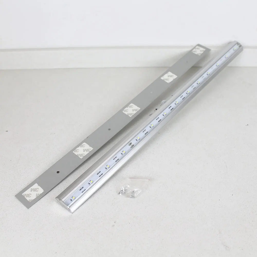 2pcs USB 40cm length rechargeable battery LED sensor lights 40cm length PIR motion sensor under led cabinet lights with switches