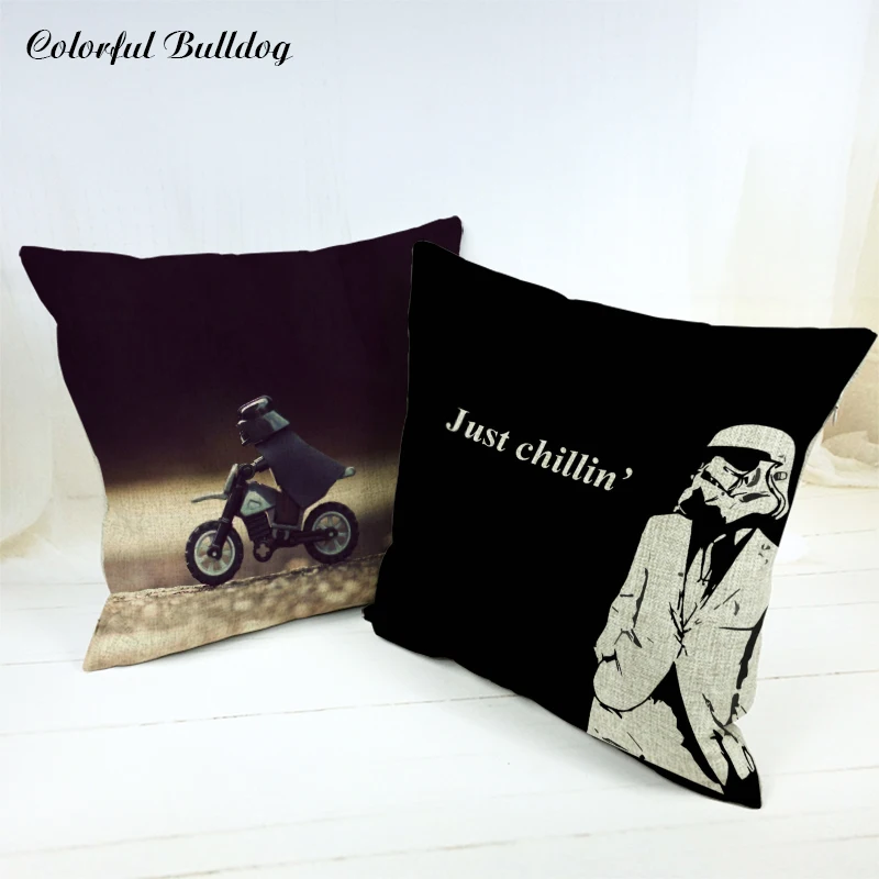 Pattern Cushion Cover Hot Star Big Wars Cartoon Character