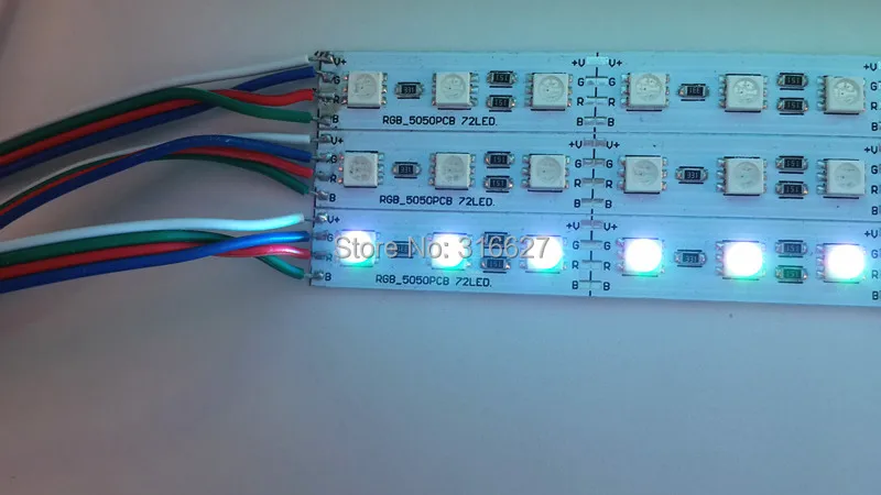 Жесткая светодиодная лента 5050SMD 36LED S/PC 12 В 50 дюймов|strip light|pc ledled rgb |