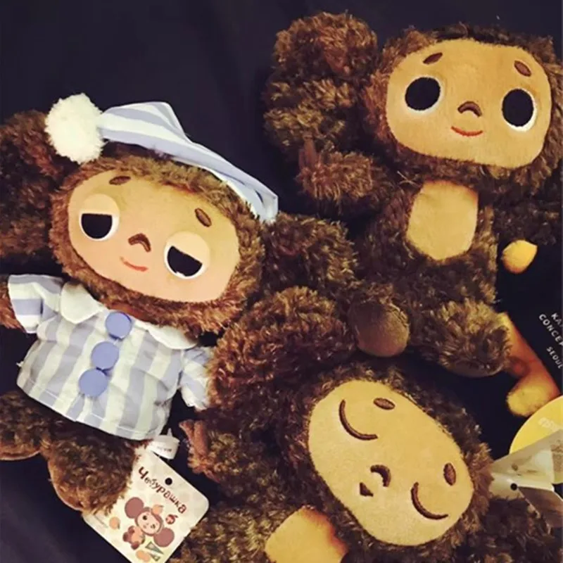 

Russia Cartoon Big Eared Monkey Cheburashka Stuffed Plush Toys Kawaii Baby Toys Cute Gifts for Children Birthday Present