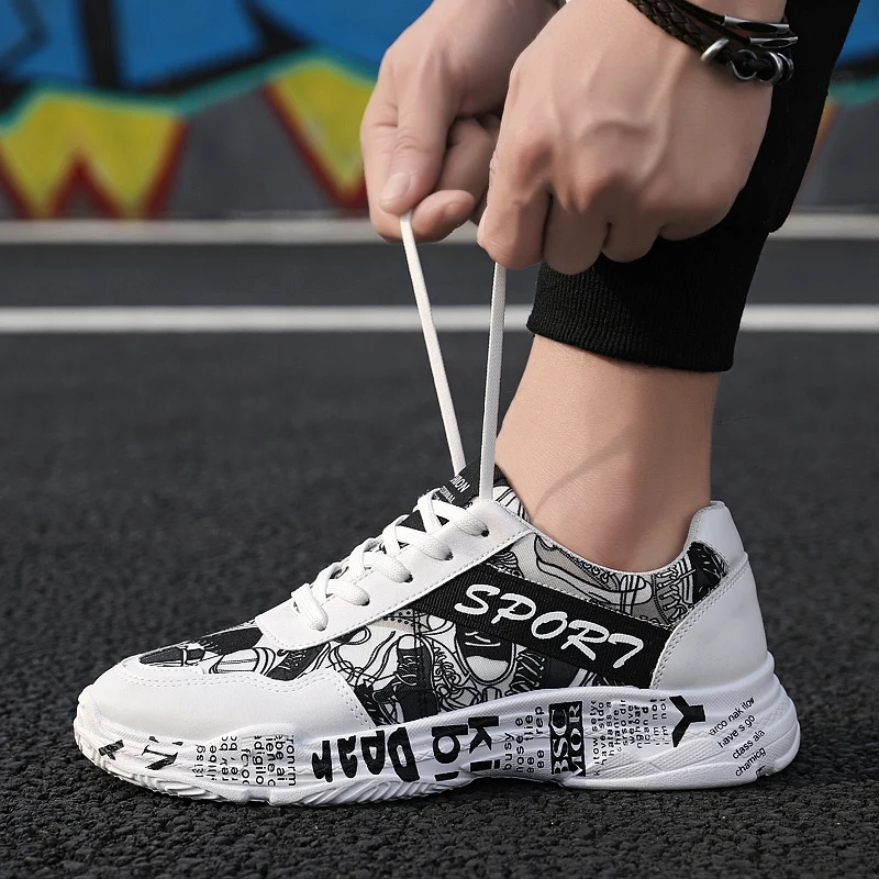2019 Новая мужская беговая Обувь Белая обувь zapatos de mujer кроссовки мужские уличные