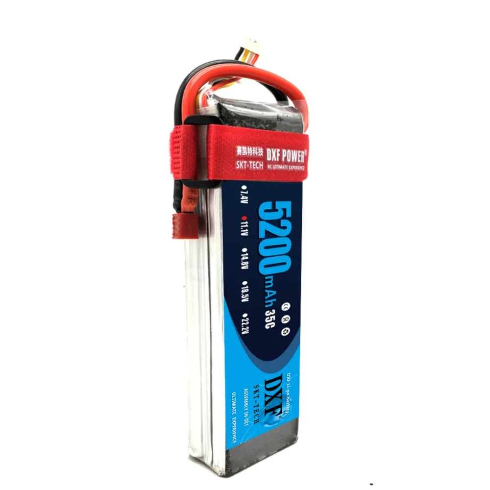 

2017 Good Quality DXF Bateria 11.1V 5200MAH 35C 3S MAX 60C AKKU LiPo RC Battery For Rc Quadcopter Helicopter Car Boat Truck