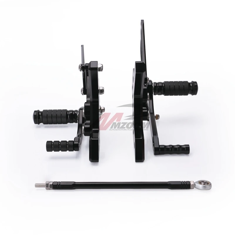 Мотоцикл Rearsets задний Набор CNC Алюминиевые Регулируемые подножки педаль Подножка