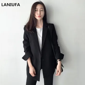 

Autumn Winter Slim Blazers Women Suit Jacket Female Work Office Lady Suit Pockets Business Notched Blazer Coat Women Blazers