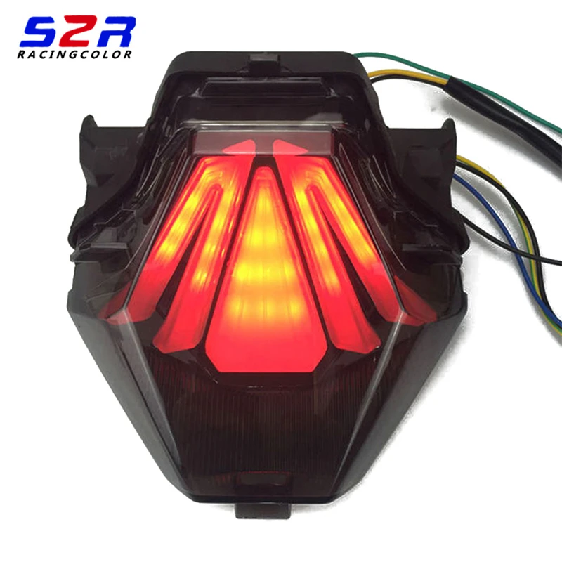 LED Rear Tail Brake Stop Light Turn Signals for Yamaha R25 R3 MT03 MT07