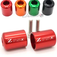 Для KAWASAKI Z750S 2005-2006 Z750R 2011-2012 Руль акустическая система заканчивается Кепки Чехол слайдер Аксессуары для мотоциклов с ЧПУ