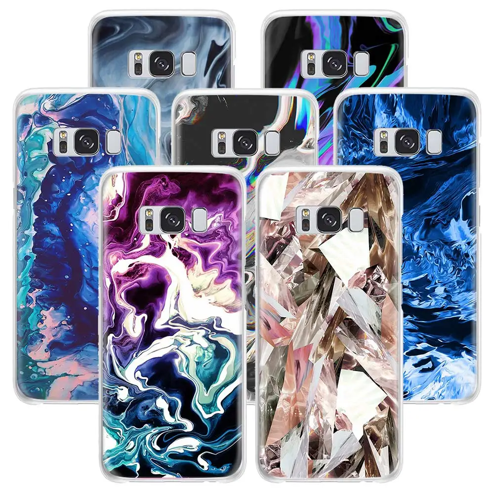 

Phone Case For Samsung Galaxy J3 2017 S6 S7 S8 edge plus Note8 Luxury Dazzling texture Soft Silicone Cute Back Protective Cover