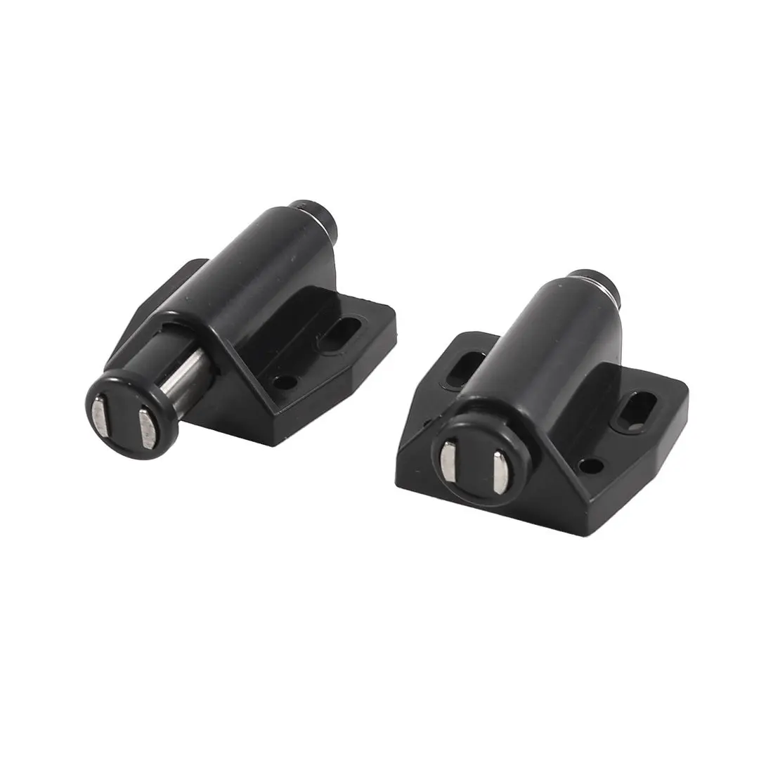 THGS Black Plastic Chest Door Catch Latch Pairin Door Stops from Home