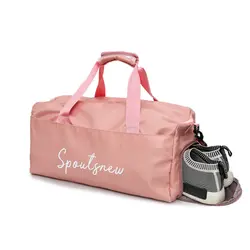 Женская спортивная сумка для путешествий розовая сумка через плечо дамы Водонепроницаемый стирка сумки выходные Портативный вещевой