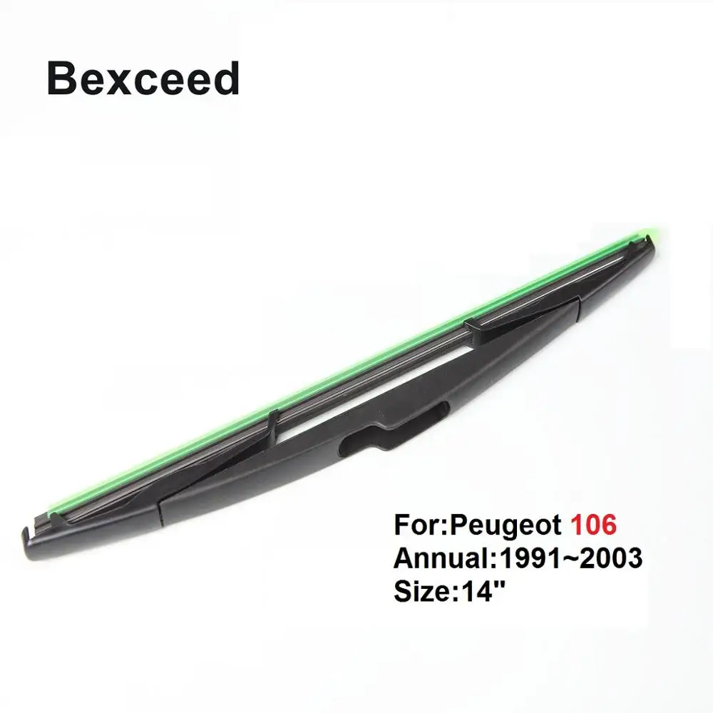 

for Peugeot 106 Rear wiper blade Bexceed of Car Windshield 14"/350MM (only blade) 1991 1992 1993 1999 2000 2001 2002 2003