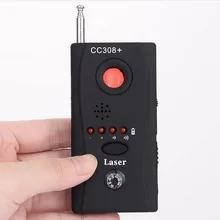 CC308+ анти-шпионский радиочастотный сигнал, детектор ошибок, мини беспроводная камера, скрытый объектив, радио, волновой сигнал, GSM устройство, искатель, лазерный детектор