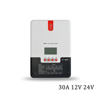 

30A 12V/24V LCD display MPPT solar charger seale AGM GEL Iron li-ion lithium battery PWM solar charge controller