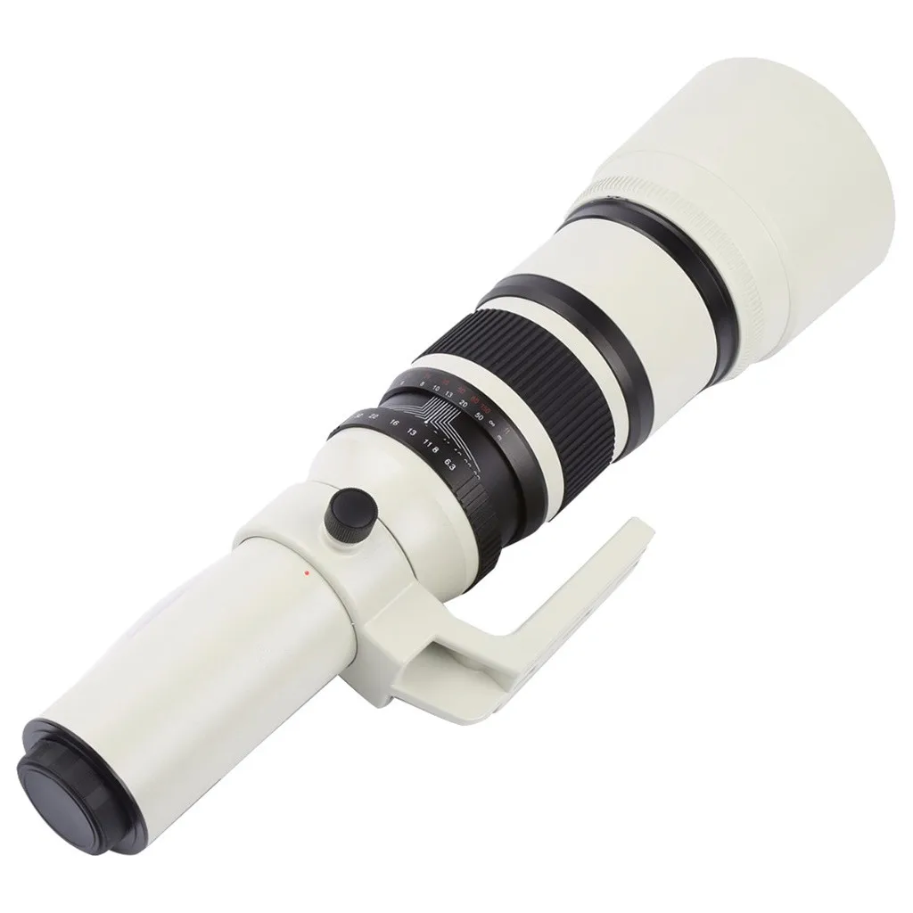 White500mm F/6.3 Telephoto Fixed Prime Telephoto Lens Adapter Ring For Nikon SLR