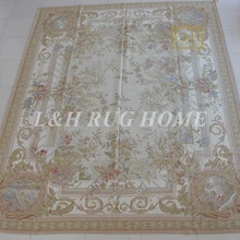 9'x12' французские Aubusson плетеные коврики ручной работы aubusson ковры