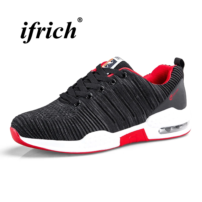 

Man Running Shoes Air Black Gray Jogging Shoes Men Spring Autumn Sneakers Running Lightweight Rubber Sole Training Shoes Man