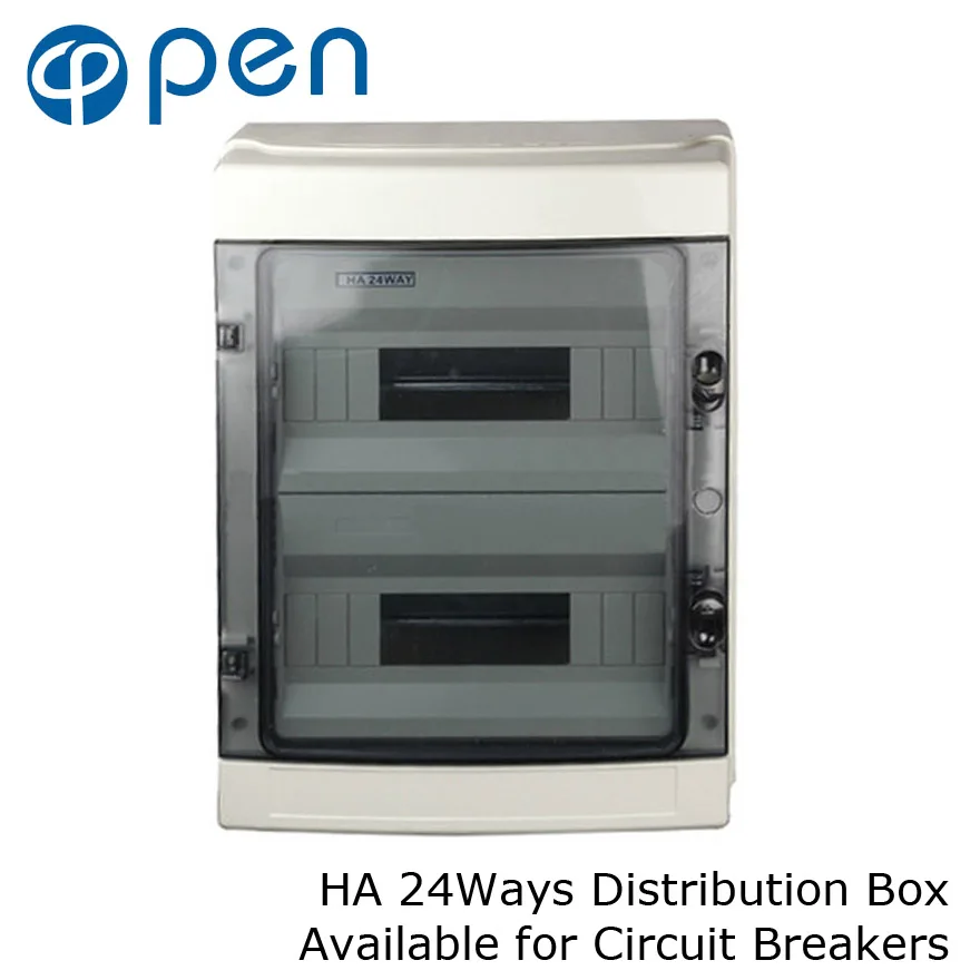 

HA Series 24Way IP66 Waterproof Distribution Box for Circuit Breakers Indoor on the Wall