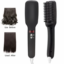 Multifunction Lonic Hair Straightening Brush with Ceramic Tourmaline Electric Hair Straighteners Brush Hair Brush Comb Tools Multifunction Lonic Hair Straightening Brush with Ceramic Tourmaline Electric Hair Straighteners Brush Hair Brush Comb Tools