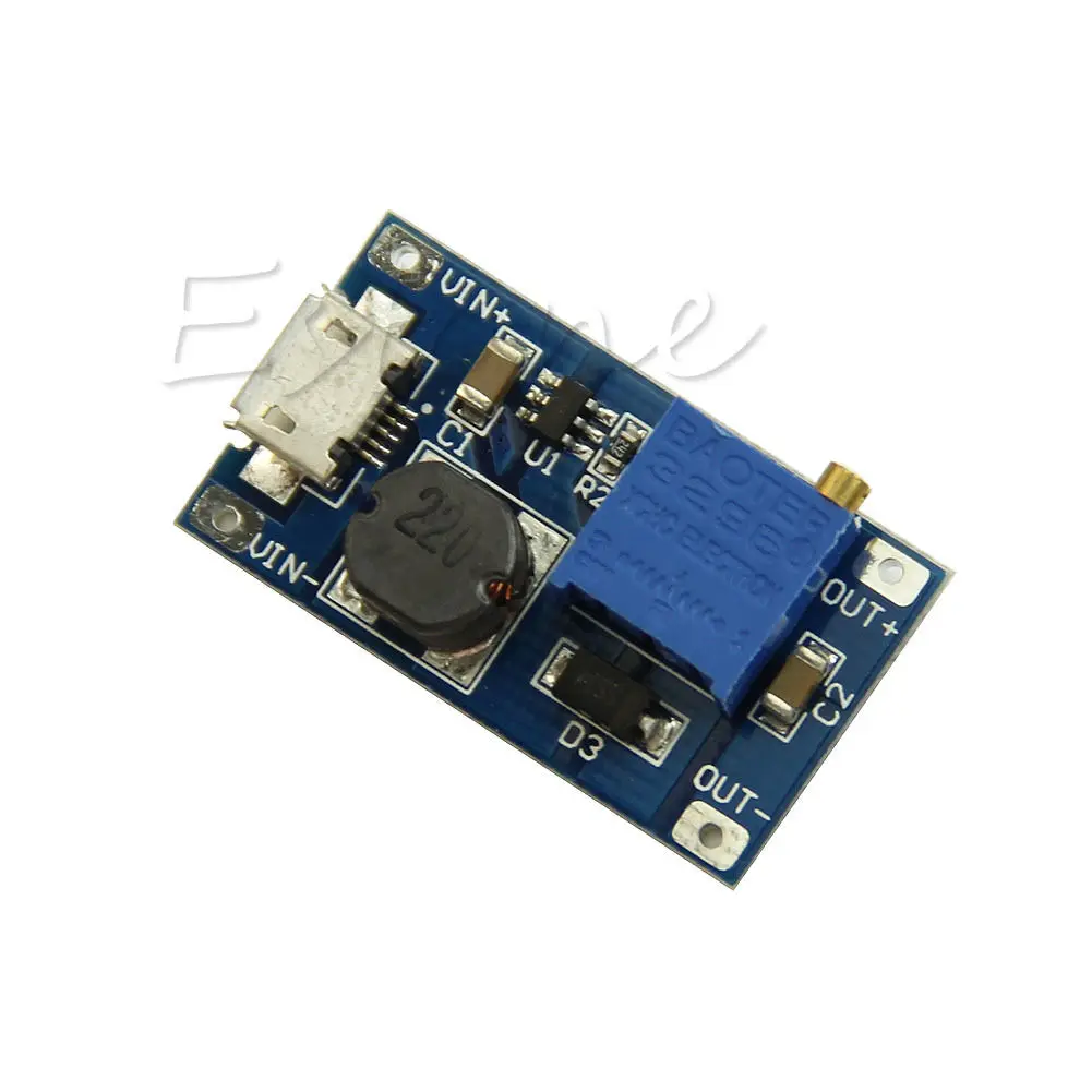 

2A Booster Board DC-DC Step-up Module 2/24V Boost To 5/9/12/28V New