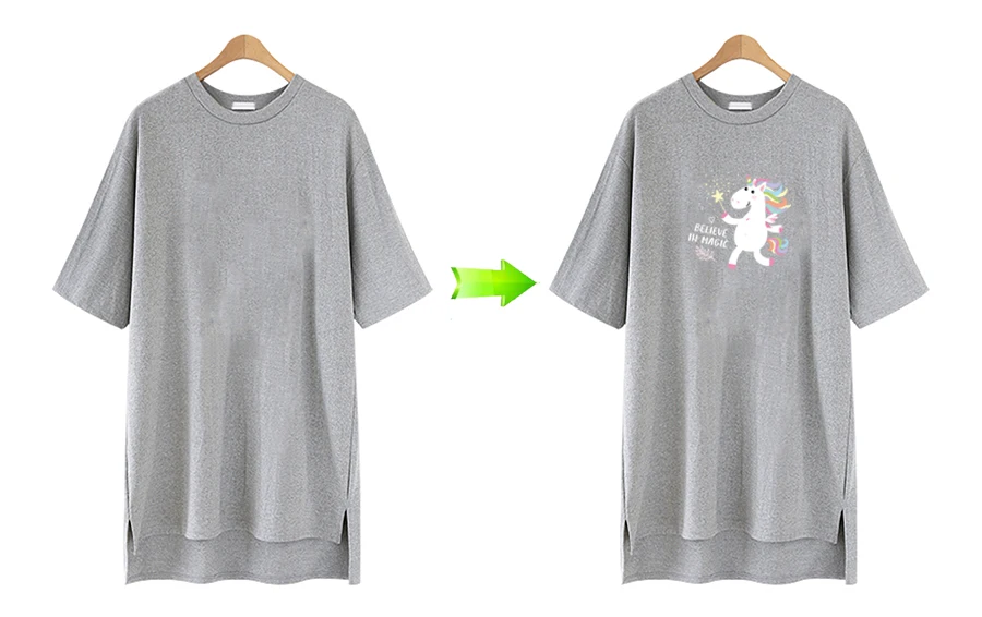 Unicorn Patches Believe In Magic Diy Accessory Clothing Deco Badges New Design Heat Transfer Washable Appliques On Clothes (5)