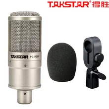 Takstar PC-K200 Студийный микрофон с боковым адресом для записи на сцене конденсаторный микрофон PC караоке вещание