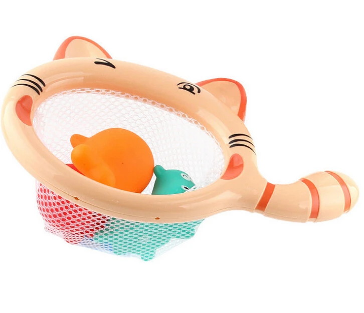 Kitten Fishing Net Baby Bathing Water Toys Multi-piece Creative Water Spray Children Bathroom Bath Toys For Baby Bath Toys Kitten Fishing Net Baby Bathing Water Toys Multi-piece Creative Water Spray Children Bathroom Bath Toys For Baby Bath Toys