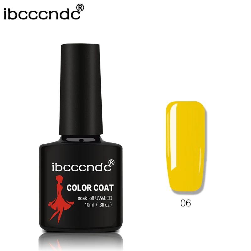 Ibcccndc новейший 10 мл Lucky 80 цветной лак для ногтей UV Led Полупостоянный лак для ногтей профессиональный удаляемый гель лак - Цвет: 6
