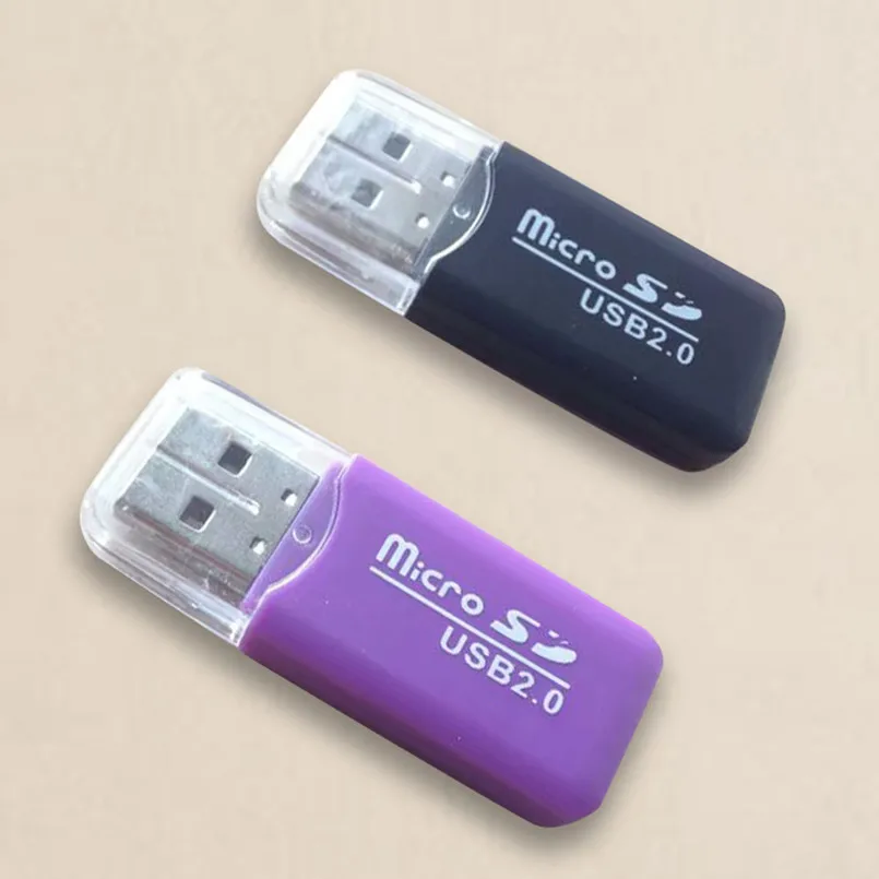

Malloom 2019 High Speed 2PCS USB 2.0 Micro SD TF Flash Memory Card Reader Mini Adapter For PC Laptop Computer Plastic