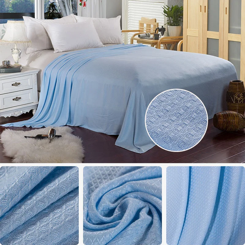 

Bamboo Fiber Blanket for Baby Kids Adult Summer Cool Throw Blankets for Bed Sofa Comfortable Air Conditional Quilt Modern