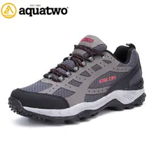 New Arrival 2016 New Brand AQUA TWO Zapatos Hombre Outdoor Walking Leather Shoes Men Winter US6.5-11.5# Trekking Shoes Men
