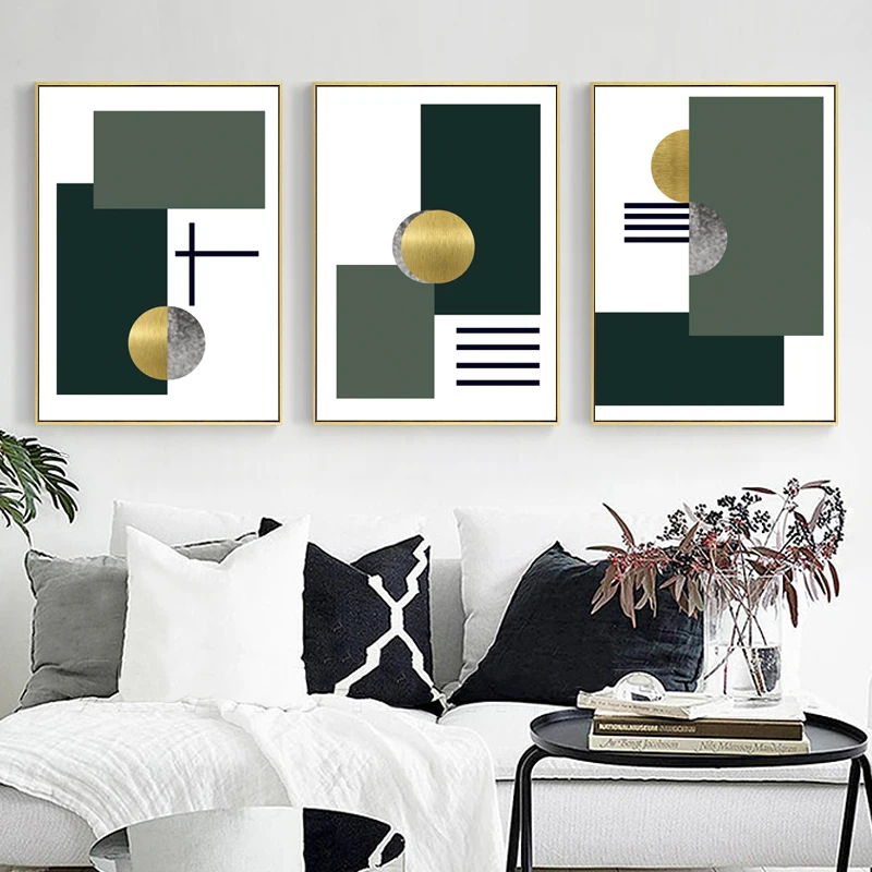 

Decorative Canvas Painting Poster and Print Modern Bedroom Abstract Wall Art Pictures for Living Room Bedroom Unframed 3 Piece