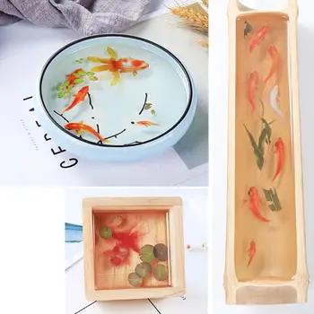 

3D Real Goldfish Clear Film Sticker Resin DIY Water-Like Painting Jewelry Making