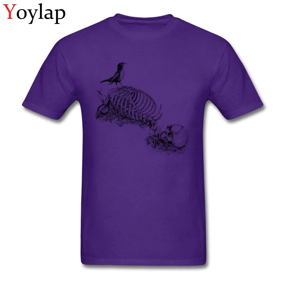 Normal Men Still Life Speaking T Shirts Hot Sale Summer/Autumn Round Neck 100% Cotton Fabric Tops Shirts Family Clothing Shirt purple