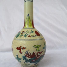 Украшение для дома Высококачественная Китайская античная династия Мин фарфоровая ваза/классический, керамический вазы 02