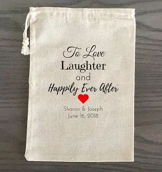 

custom name To Love, Laug wedding Hangover Kit jewelry favor muslim Bags Bachelorette hen bridal shower Party gift bag