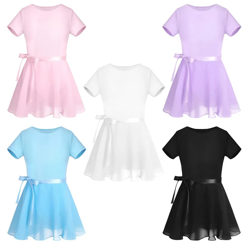 Girls Ballet Leotard Tutu Dance Dress Set