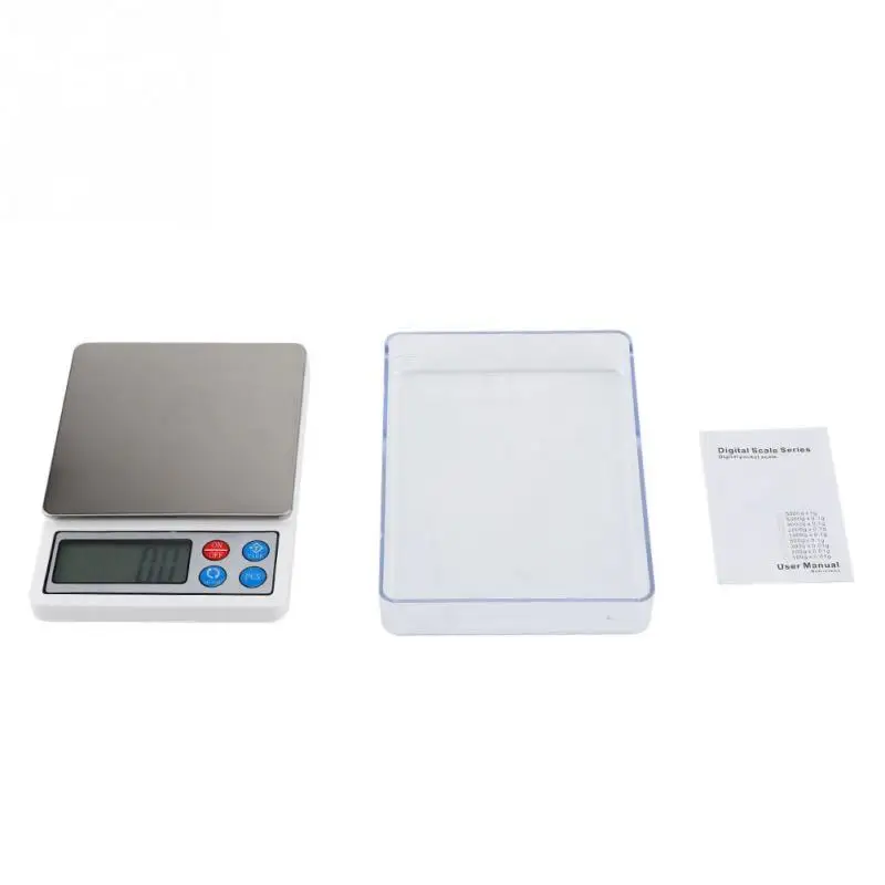 2KG/0.1g High Accuracy Scales Portable Mini Digital Scales Electronic Balance for Measuring