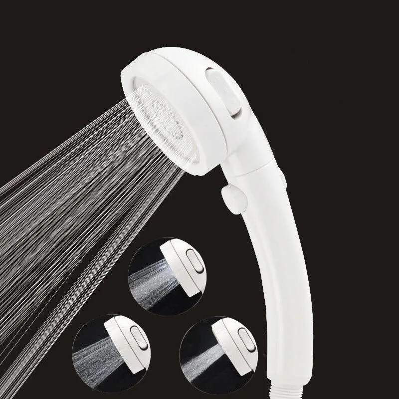 Third gear adjustment shower with water stop switch High-pressure water-saving handheld shower head SPA / Rain shower head