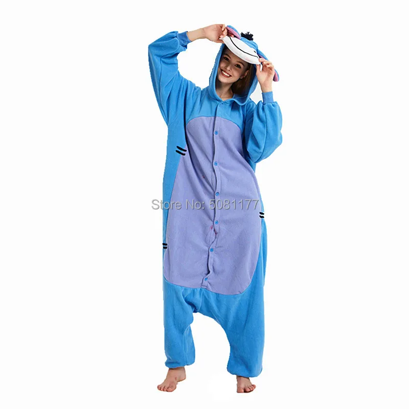 

Polar Fleece Cartoon Animal Onesie Unisex One Piece Halloween Costumes Sleepwear Hoodies Plush Pajamas