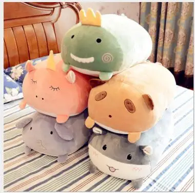 

WYZHY Pillow long pillow cute lazy plush toy bed doll big doll super cute elephant 50CM