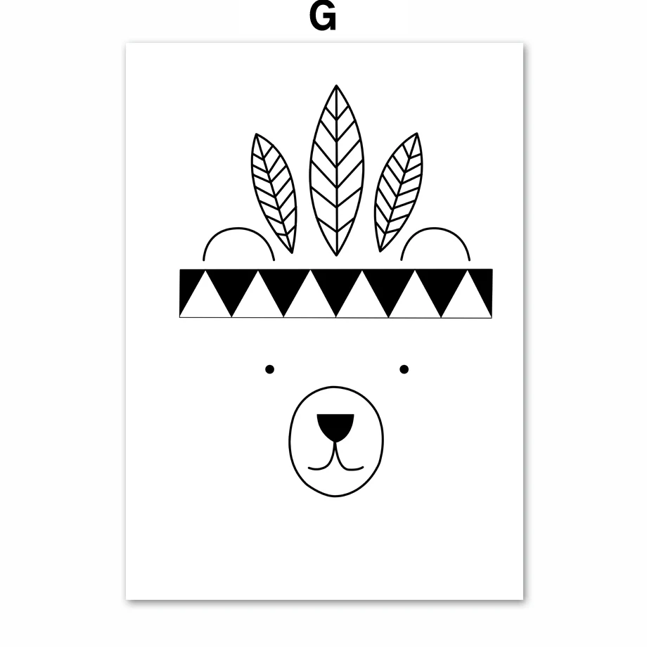 AFFLATUS-Explore-Child-Wall-Art-Canvas-Painting-Nordic-Posters-And-Prints-Black-White-Nursery-Wall-Pictures (6)