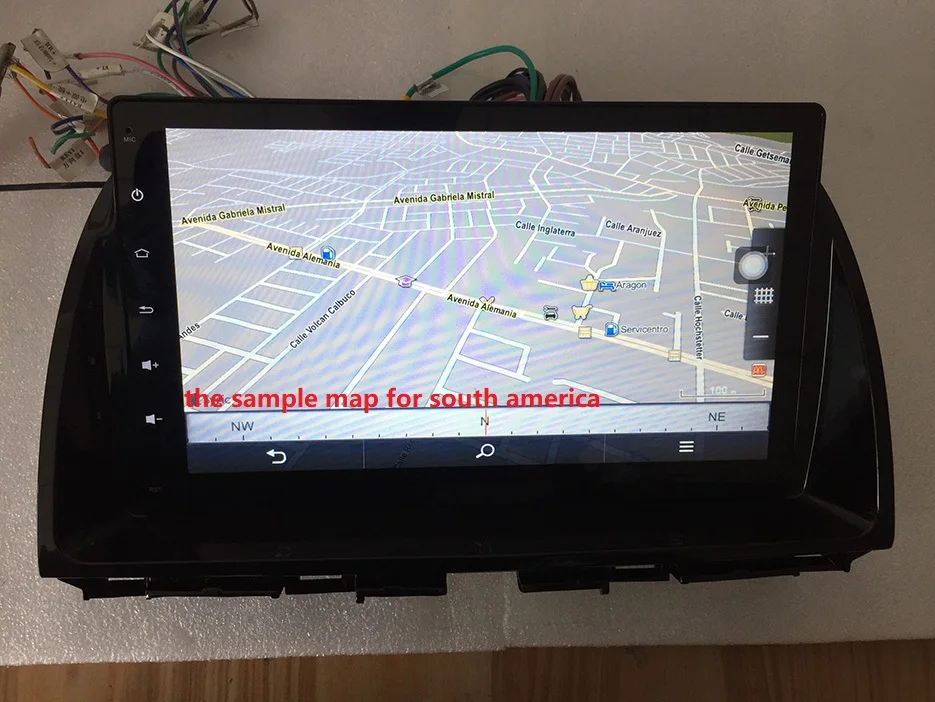 Clearance 10.1 inch 1024 x600 quad core Android 7.0 for MAZDA CX-5 ,car deckless gps navigation,3G,BT,Wifi,english,black Capacitive screen 10