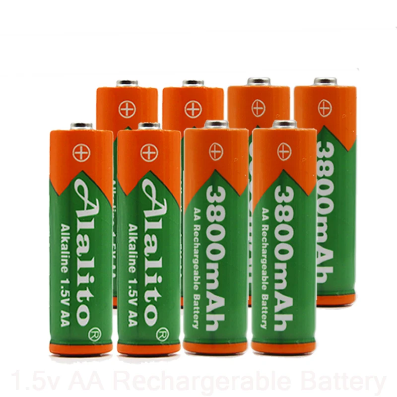 2-20 шт 1,5 V AA Аккумулятор AA 3800mah фонарь для игрушек Часы MP3-плеер Замена батареи