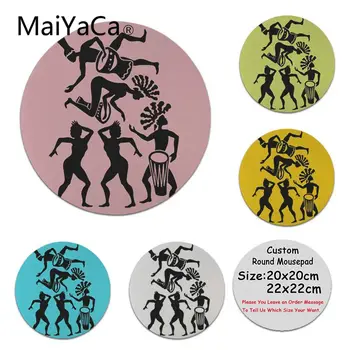 

MaiYaCa My Favorite Africa Dance Laptop Gaming Mice Mousepad Round Mouse Pad PC Computer Mat