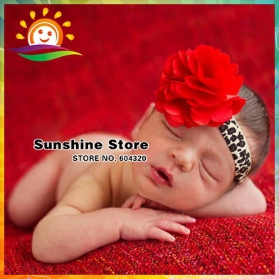 Fleurs Bebe Bandeau Pour Bebe Fille Arcs Leopard Imprime Bandeau Rouge Nouveau Ne Bouffee Bandeau Cheveux Accessoires 2b2302 10 Pcs Lot Aliexpress